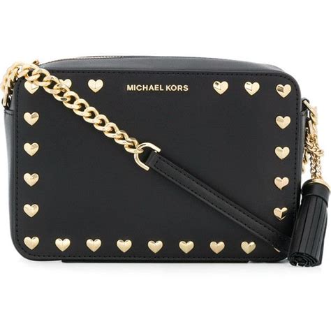 michael kors heart stud bag|Michael Kors small shoulder bag.